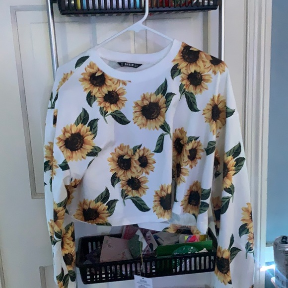 Sunflower crop top